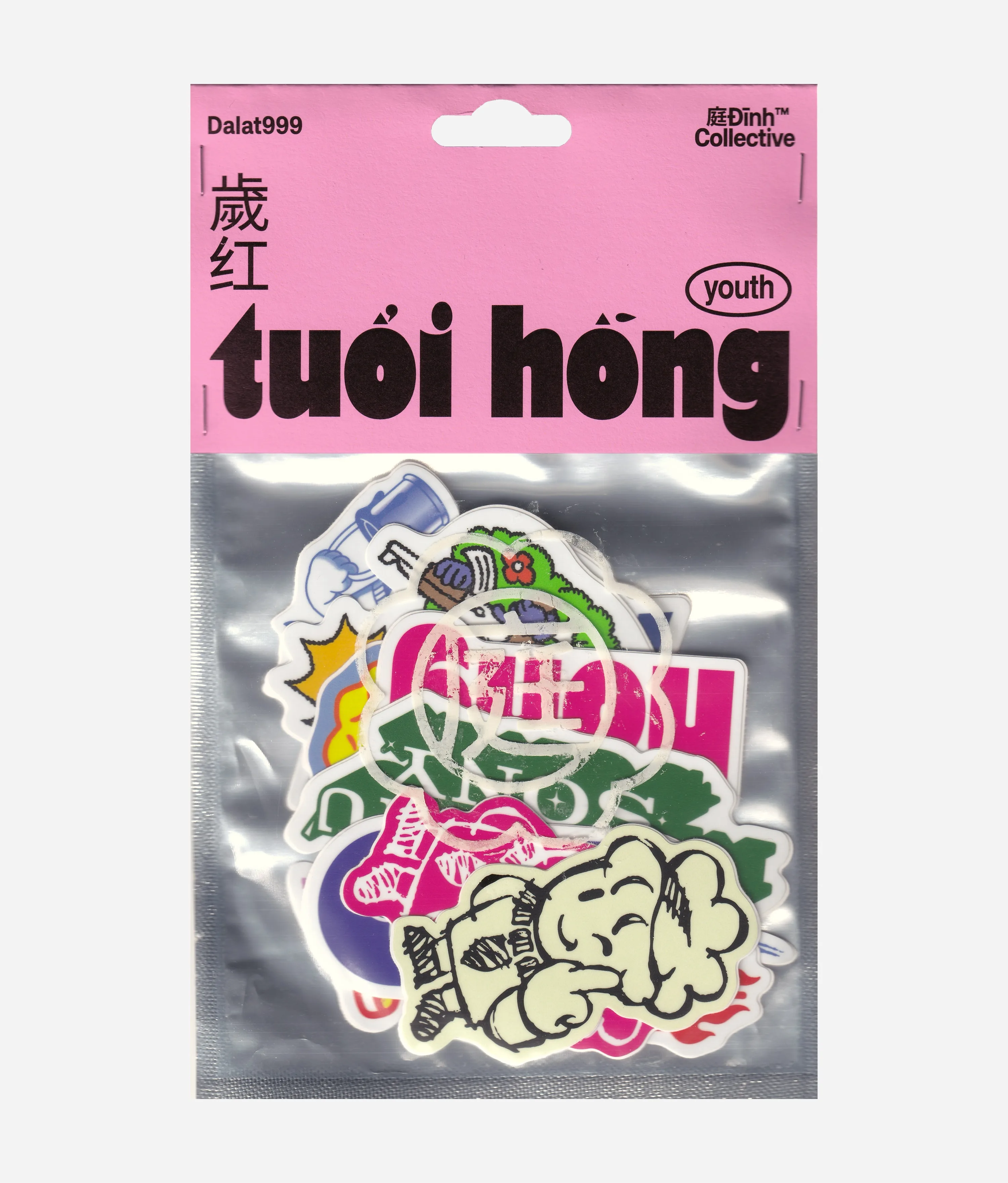 Tuổi Hồng Sticker Set